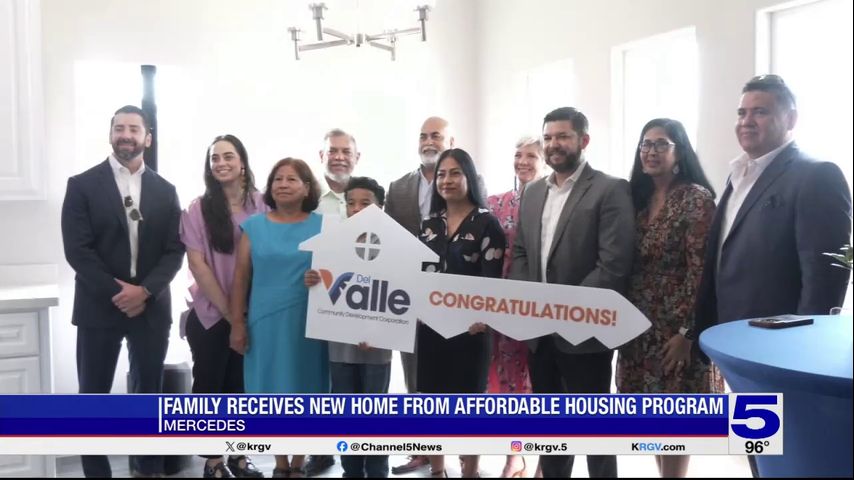 Mercedes family receives new home through affordable housing program