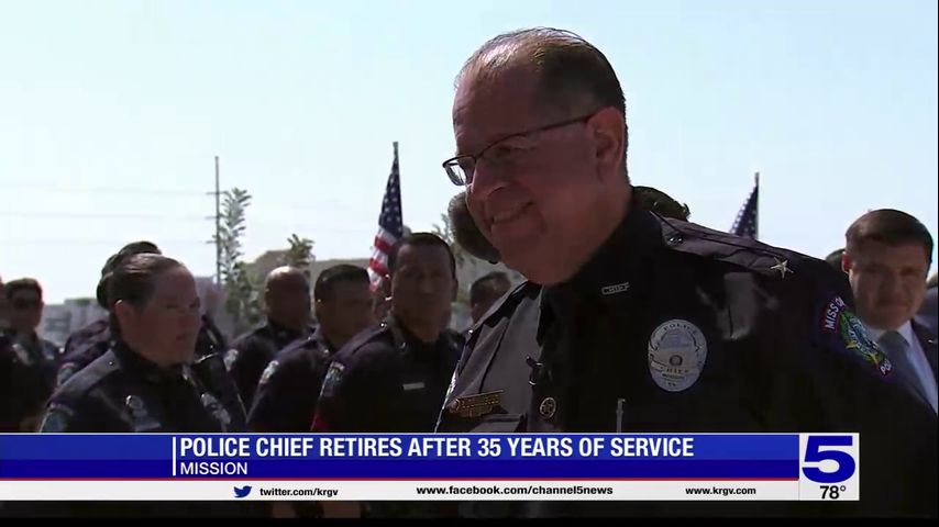 Mission police chief retiring after 35 years of service