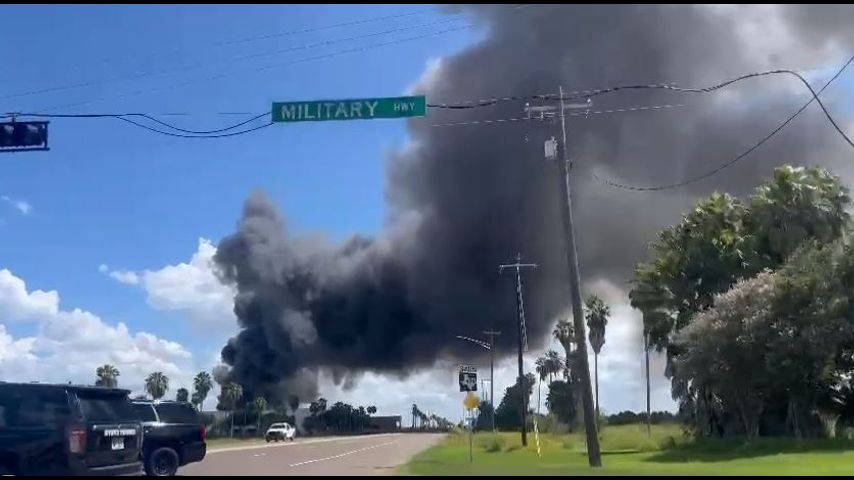 Crews responding to fire at McAllen recycling center