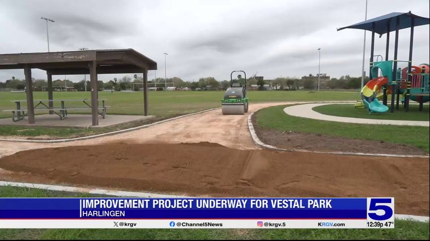 Improvement project at Vestal Park in Harlingen underway