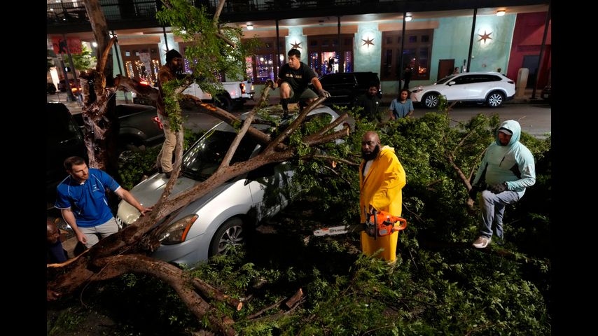 Some Houston-area power outages could last weeks after deadly storms cause widespread damage