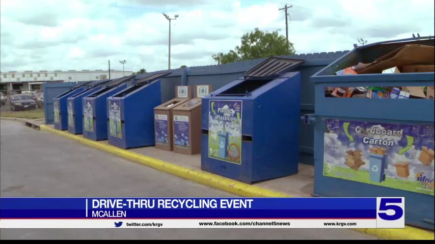 City of McAllen hosts free drive-thru event for Texas Recycle Day