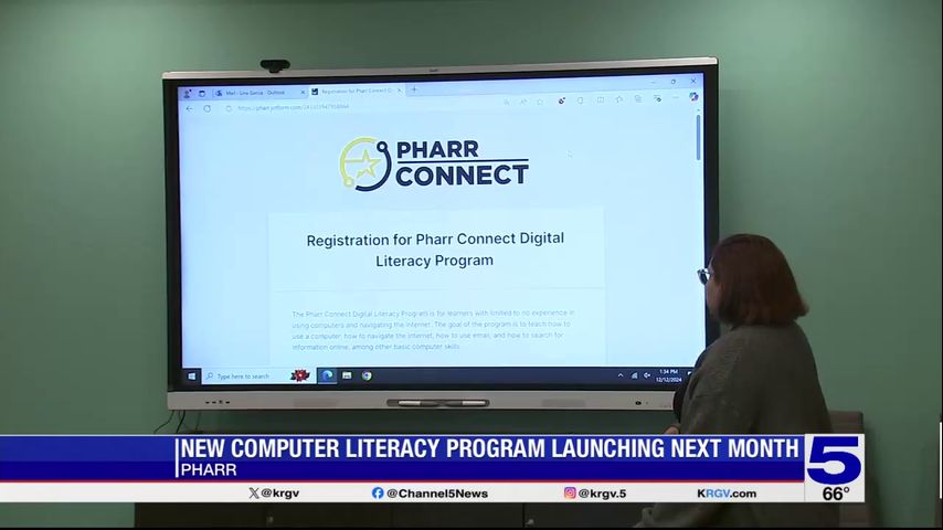 Applications now open for digital literacy classes in Pharr