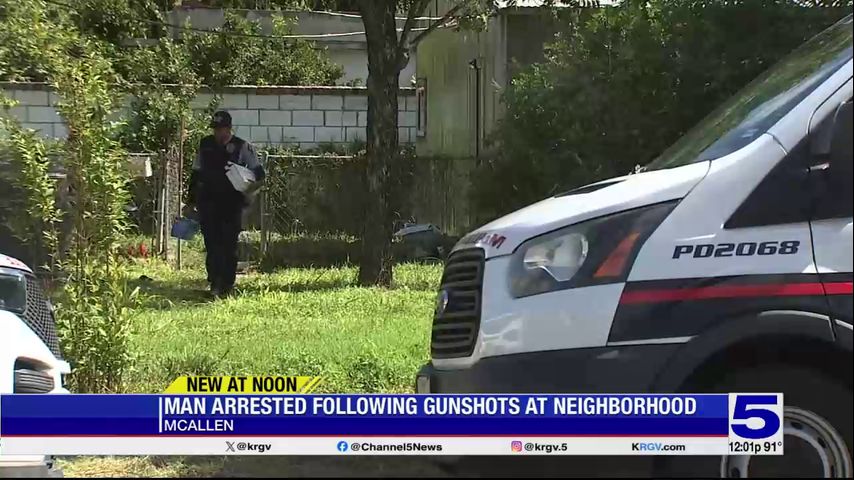 Suspect in custody in connection with McAllen shooting