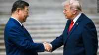 Trump welcomes China's Xi to Washington with planeside ceremony and extension of trade truce