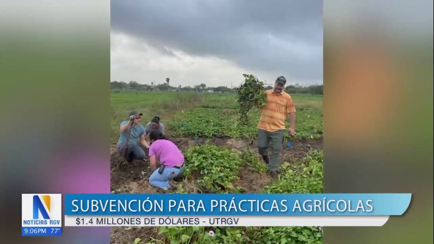 UTRGV recibe subvención para prácticas agrícolas