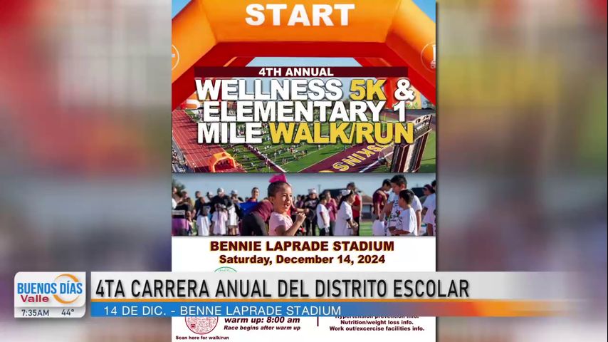 Donna invita a la comunidad la 4ta carrera anual del distrito escolar