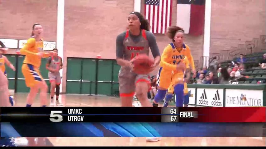 UTRGV Women Sneak Past UMKC, 67-64