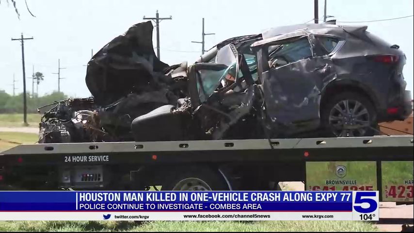 Combes police: Houston man killed after he was ejected from his vehicle in a rollover crash