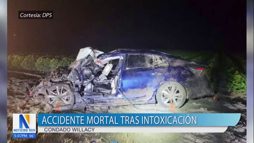 Conductor acusado de homicidio por intoxicación es detenido tras accidente mortal en el condado Willacy