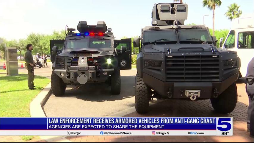 Hidalgo County law enforcement agencies receive new vehicles through anti-gang grant