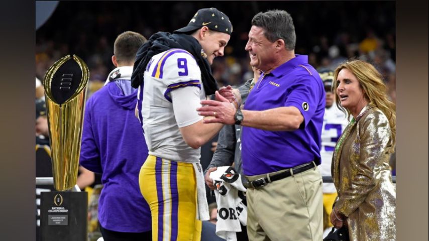 BRPROUD  LSU's Burrow named 2020 Roy F. Kramer SEC Male Athlete