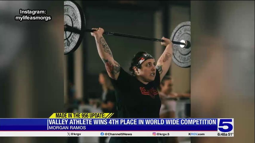 Made In The 956: Valley athlete wins 4th place in worldwide competition