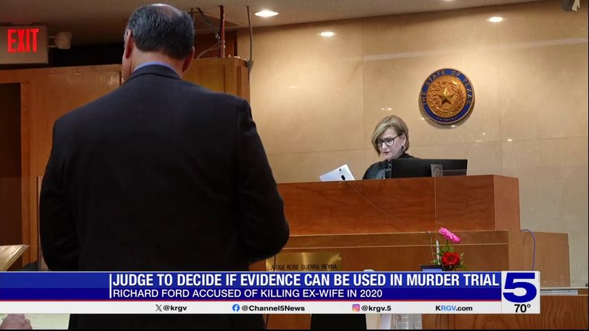 Judge to decide if vehicle of man accused of murdering his ex-wife can be used in trial