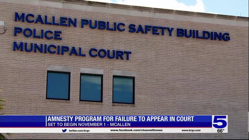 McAllen to offer amnesty program