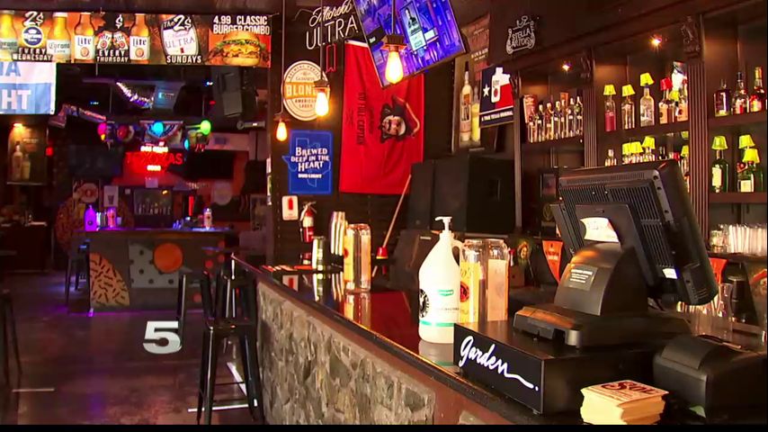 Downtown McAllen bar highlights new health safety precautions for customers, employees