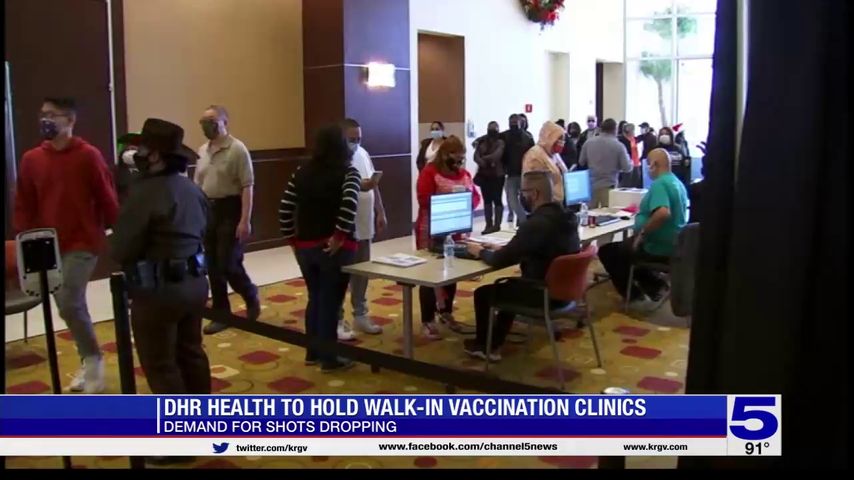 DHR Health hosts week long walk-in COVID-19 vaccine clinics as demand for shots drops