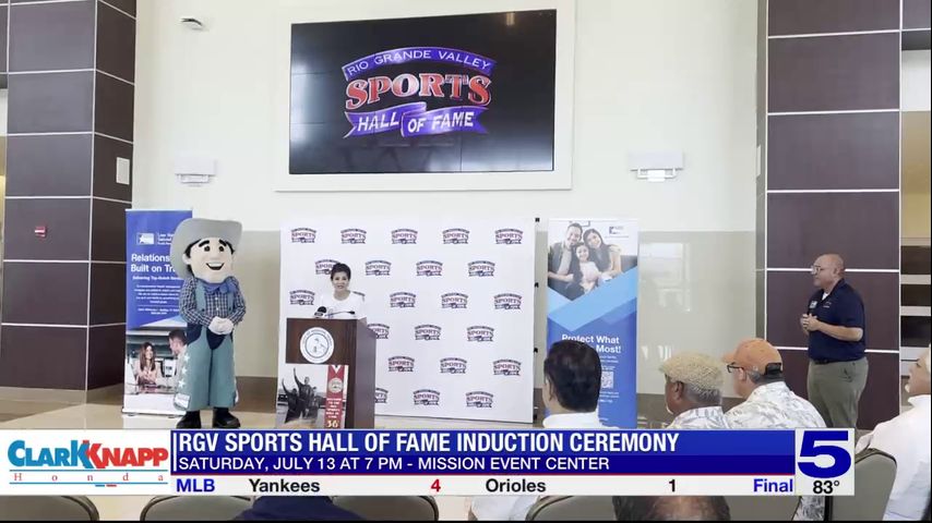 RGV Sports Hall of Fame Induction Ceremony Presser