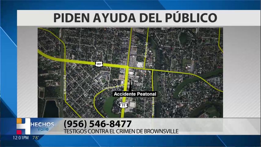 Conductor huye después de atropellar a un peatón en Brownsville