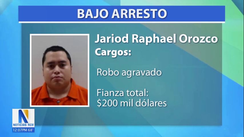 Policía de Brownsville arresta a sospechoso de robo agravado