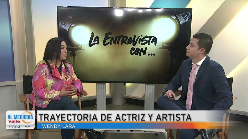 Wendy Lara, actriz y artista, comparte su trayectoria profesional