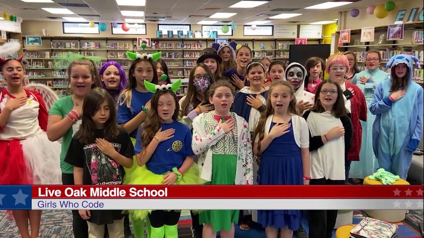 The Pledge Of Allegiance Live Oak Middle School Girls Who Code
