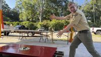 Grandson of late fire chief makes gear dryer for Livingston Parish firefighters