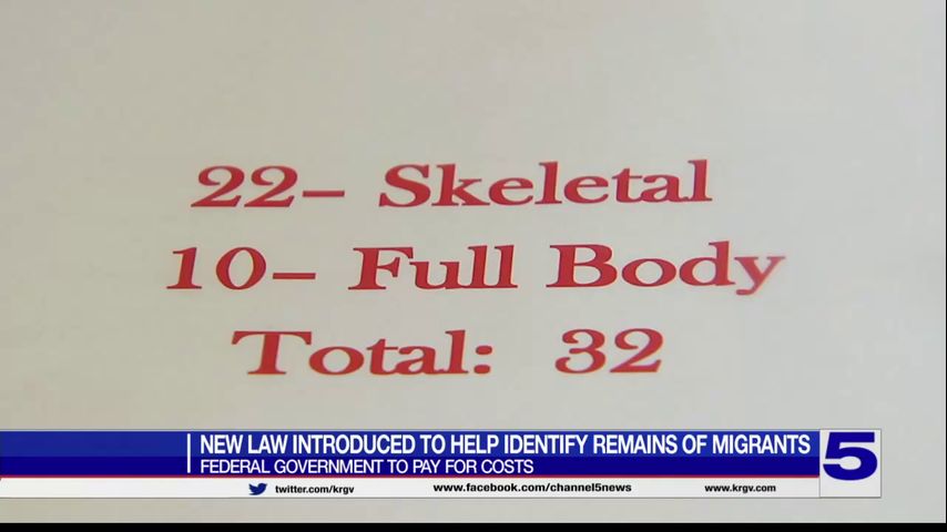 New law introduced to help identify remains of migrants