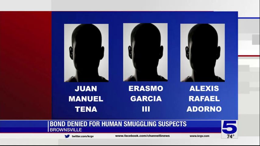 Bond denied for three suspects accused in deadly human smuggling attempts