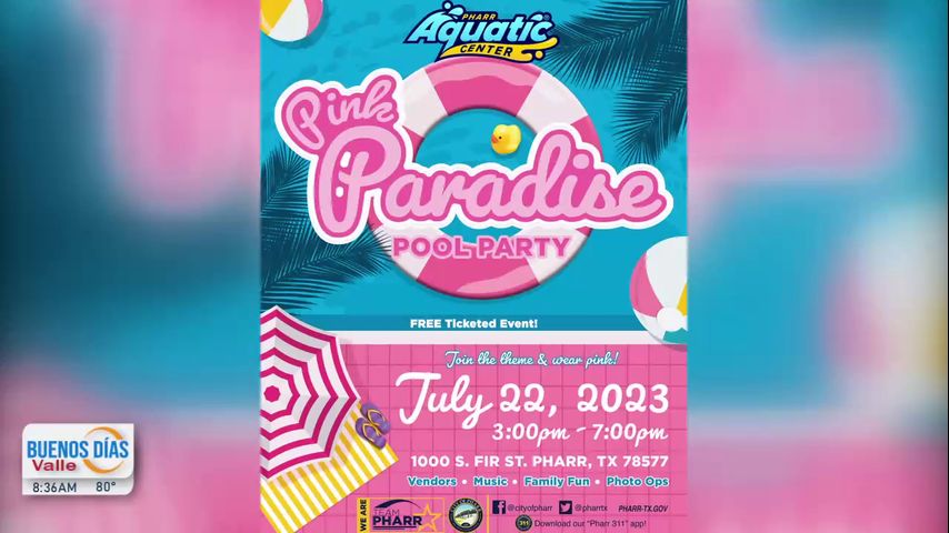 Comunidad: Pharr invita a la comunidad a su nuevo evento 'Pink Paradise - Fiesta en la Piscina'