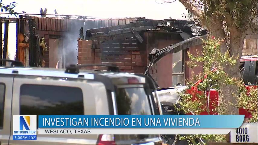 Reportan incendio en un edifico en Weslaco