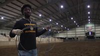 Rope and Ride: Southeastern's Derrick Graham learning the pigskin through passion for rodeo
