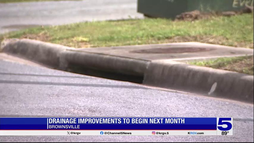 Drainage improvements in Brownsville to begin next month