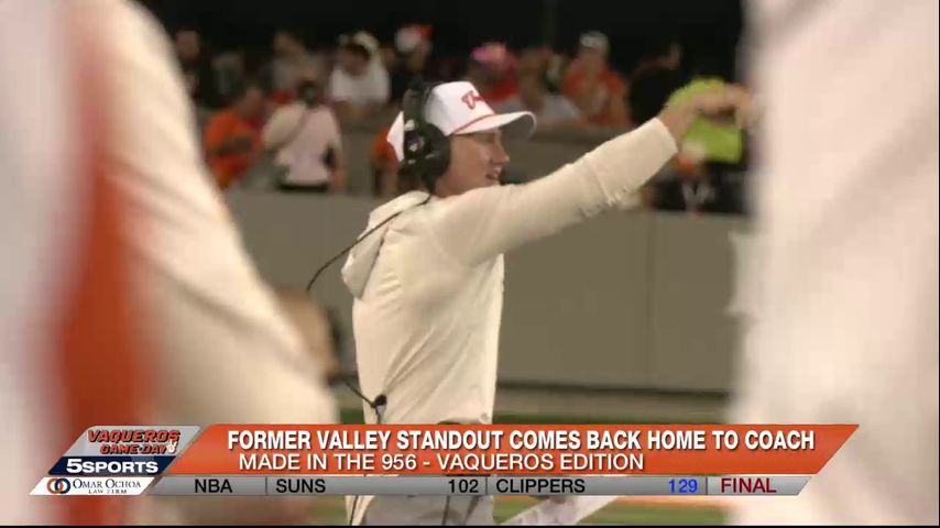 Made in the 956 - Vaqueros Edition: Former McHi standout comes back home to coach