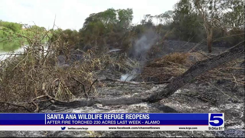 Santa Ana Wildlife Refuge reopens after major fire