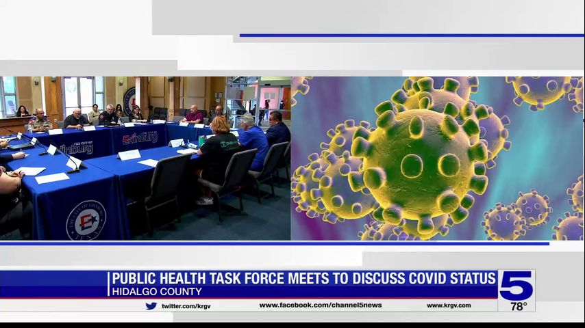 Public health task force meets to discuss COVID status in Edinburg