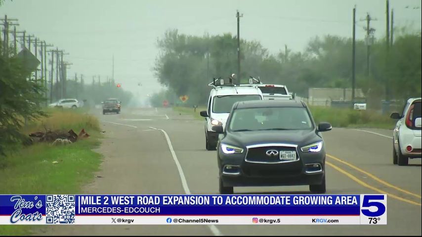 Hidalgo County leaders announce $12 million improvement project for Mile 2 West Road