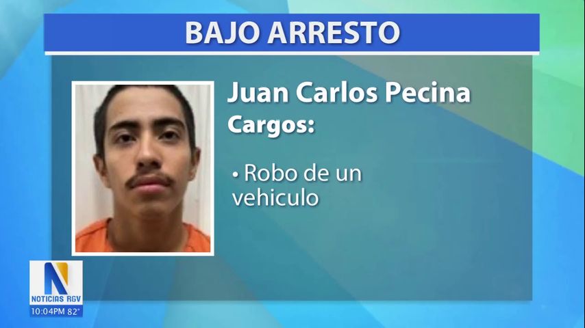 Detienen a hombre en el condado Cameron por intentar cruce fronterizo con vehículo robado