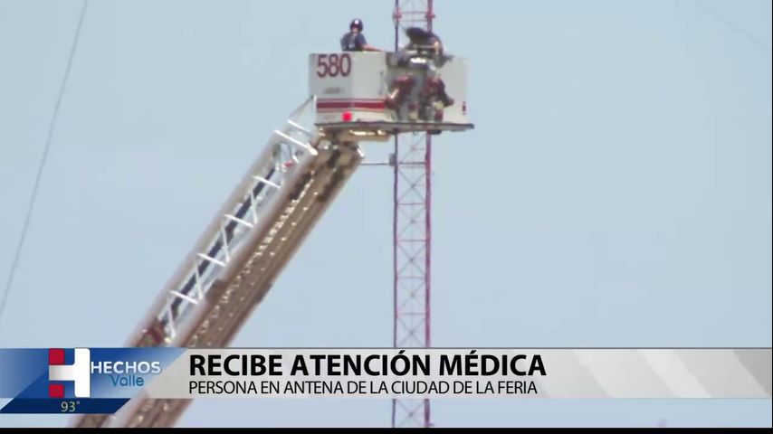 Alguacil: Hombre derribado de torre de antena en La Feria