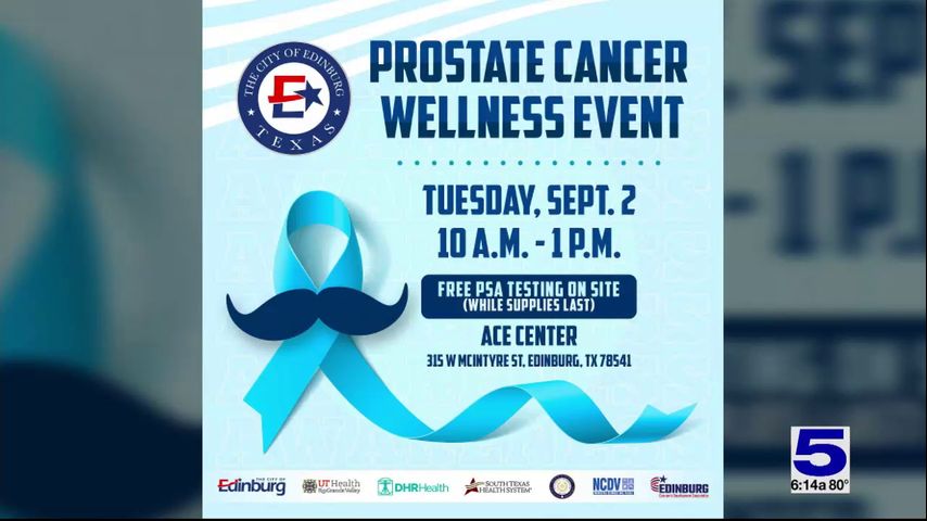 City of Edinburg to host wellness event to raise awareness on prostate cancer