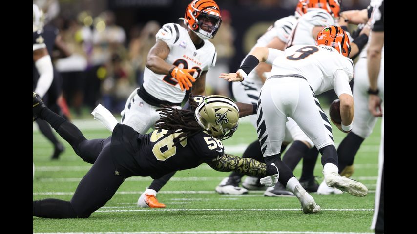 Burrow leads Bengals to 30-26 victory against Saints