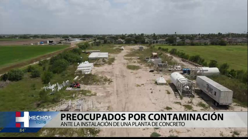 Preocupación por contaminación ante la instalación de una planta de concreto