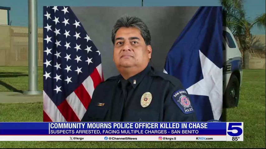 Community mourns slain San Benito police officer