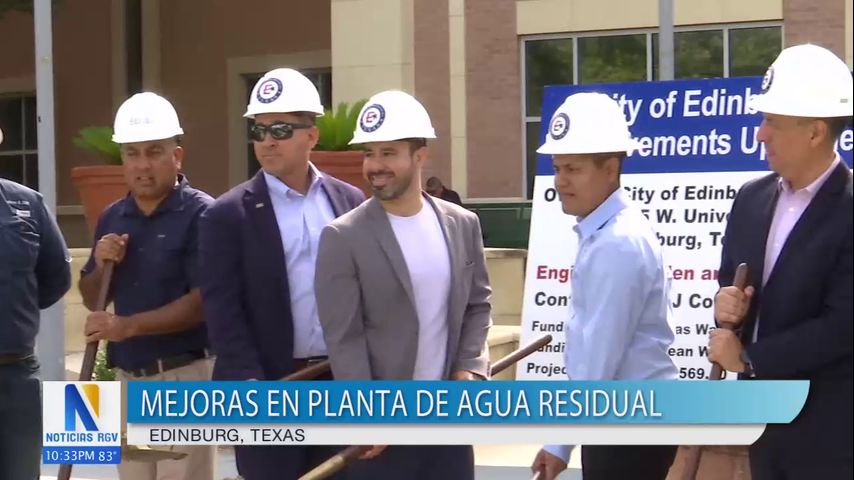 Edinburg recibe préstamo de $30 millones para ampliar su planta de aguas residuales