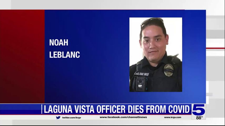 Laguna Vista PD mourns officer who died from COVID-19