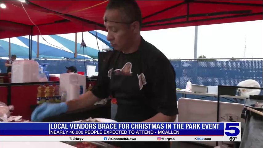 Valley food vendors expecting large crowd for Christmas in the Park in McAllen