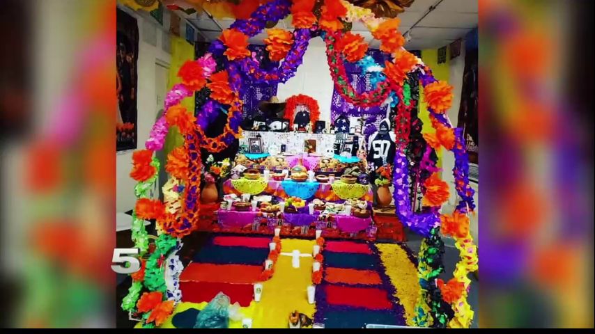 Day of the Dead Altar Created for Fallen Valley Hero
