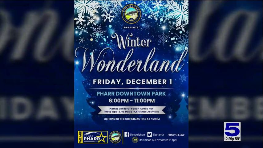 Pharr inviting the public to their Winter Wonderland