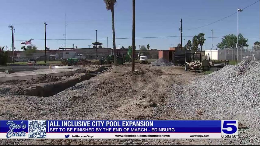 All-inclusive Edinburg city pool expansion set to be completed by March