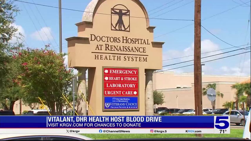 DHR Health And Vitalant Hosts Community Blood Drive